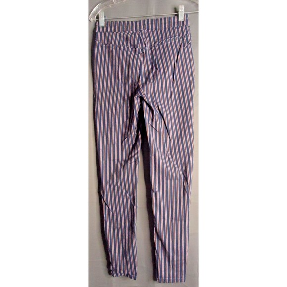We The Free People Size 26 Red White Blue Striped USA Skinny Stretch Pants - Picture 9 of 9